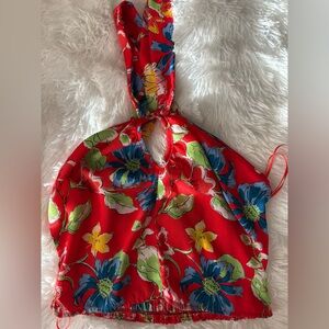 Sienna Sky Red Floral Top